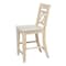 Whitewood Industries Solid Wood Canyon Counter Height Double X-Back Dining Stool - 24" Seat Height S-472 - alternate 4